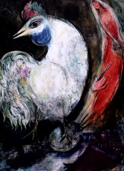 The Rooster (Le Coq) Marc Chagall
